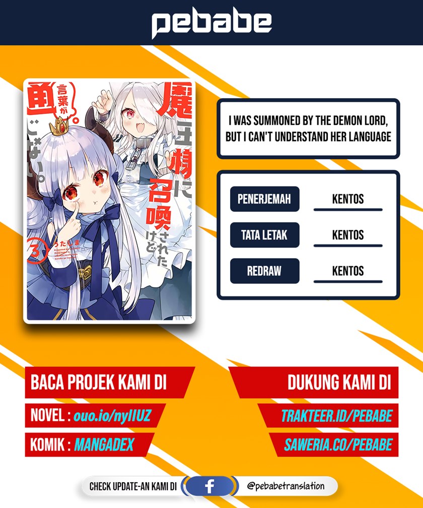 I Was Summoned By The Demon Lord, But I Can’t Understand Her Language Chapter 24 Bahasa Indonesia